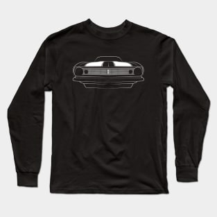 1967 Chevy Camaro - Front stencil, white Long Sleeve T-Shirt